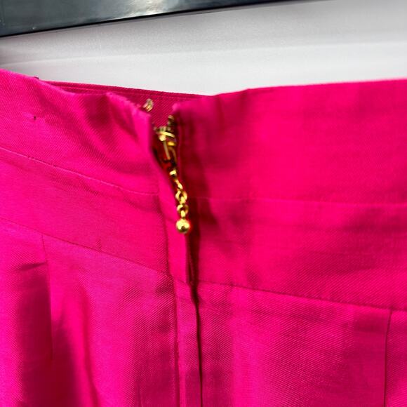 KATE SPADE Pink Silk Taffeta Skirt // 4 - Picture 7 of 9